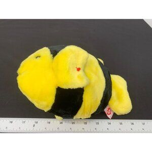 Ty® Beanie Buddy Bubbles Fish 1998 Yellow With Tag 9"